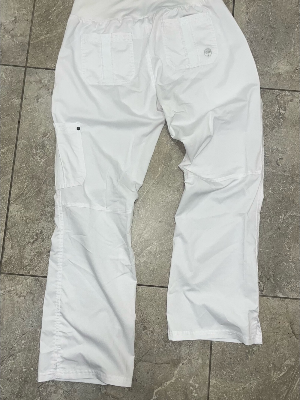 Women White medical Cargo Pants
